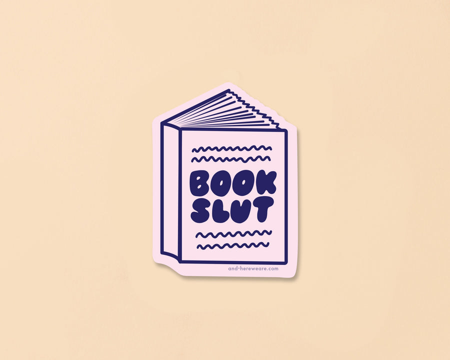 Book Slut Sticker-Stickers-And Here We Are