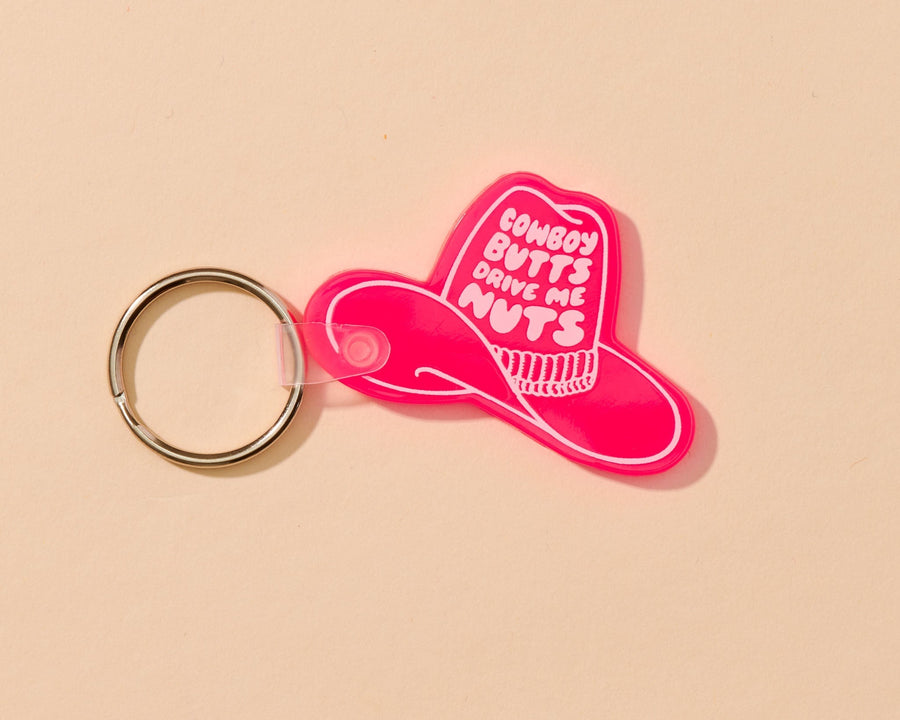 Cowboy Butts Keychain-PVC Keychains-And Here We Are