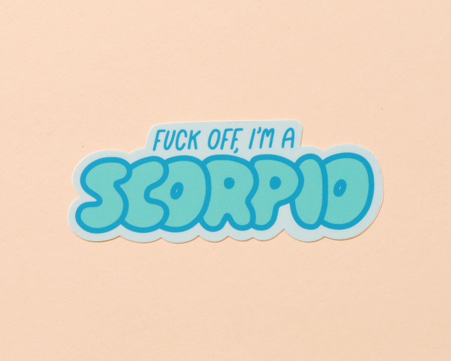 Scorpio Zodiac Sticker-Stickers-And Here We Are