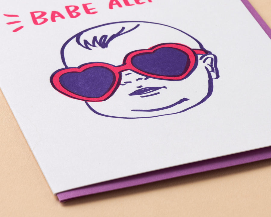 Babe Alert Card-Greeting Cards-And Here We Are