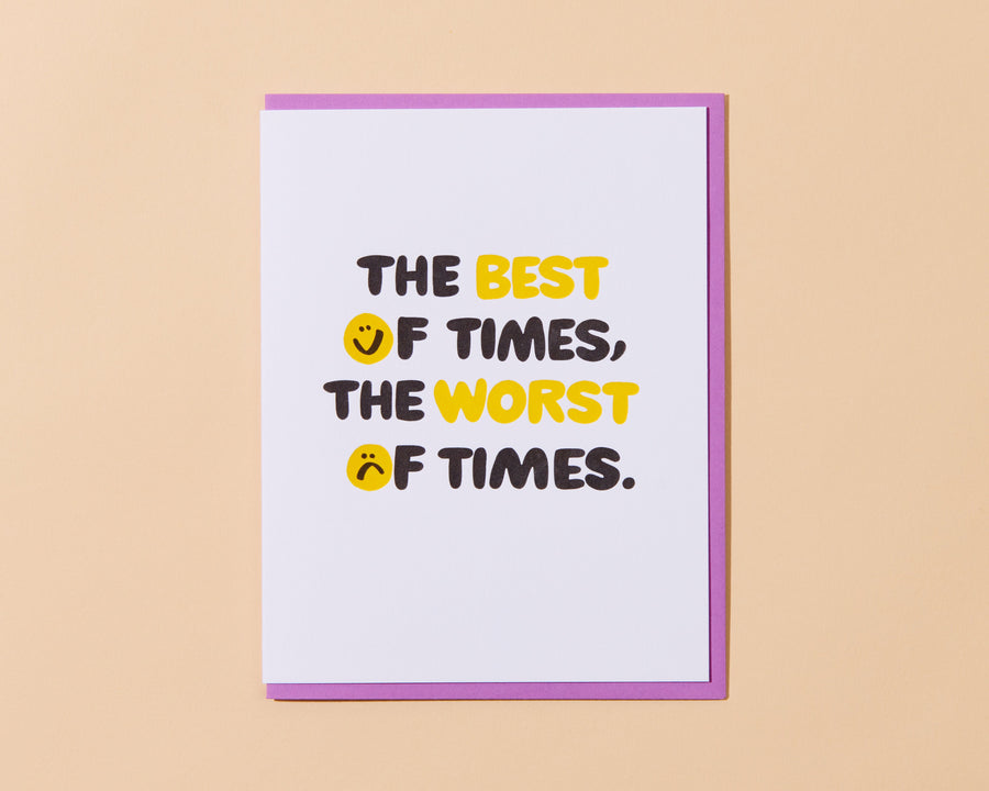 Best/Worst Card-Greeting Cards-And Here We Are