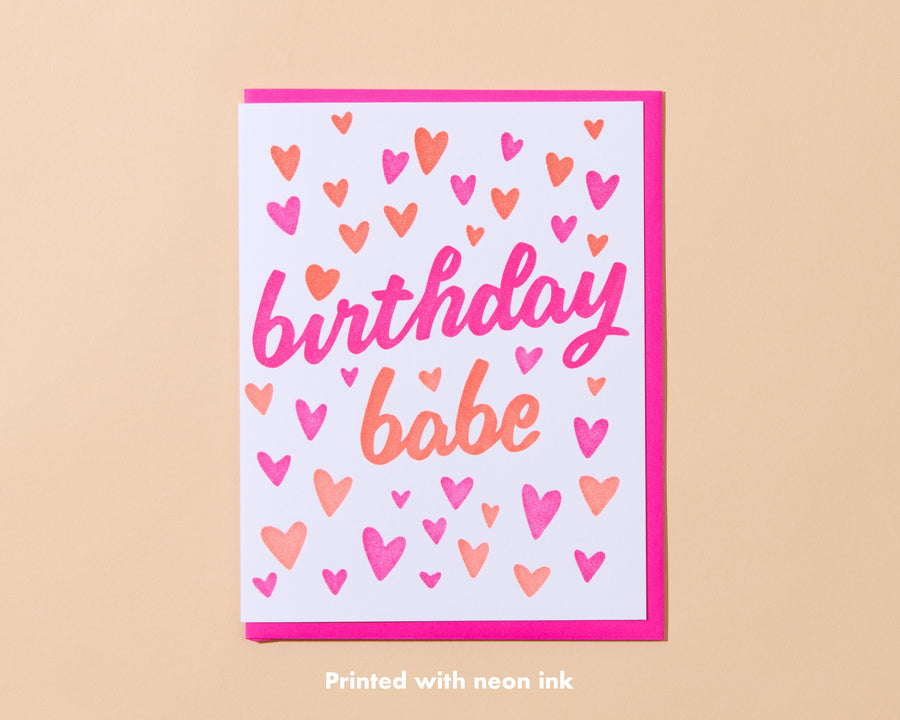 Birthday Babe Card-Greeting Cards-And Here We Are