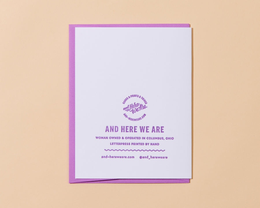 Birthday Song Card-Greeting Cards-And Here We Are