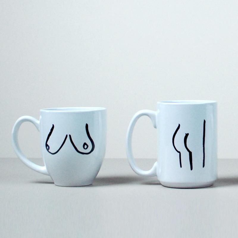 Boobs + Butt Mug bundle – And Here We Are