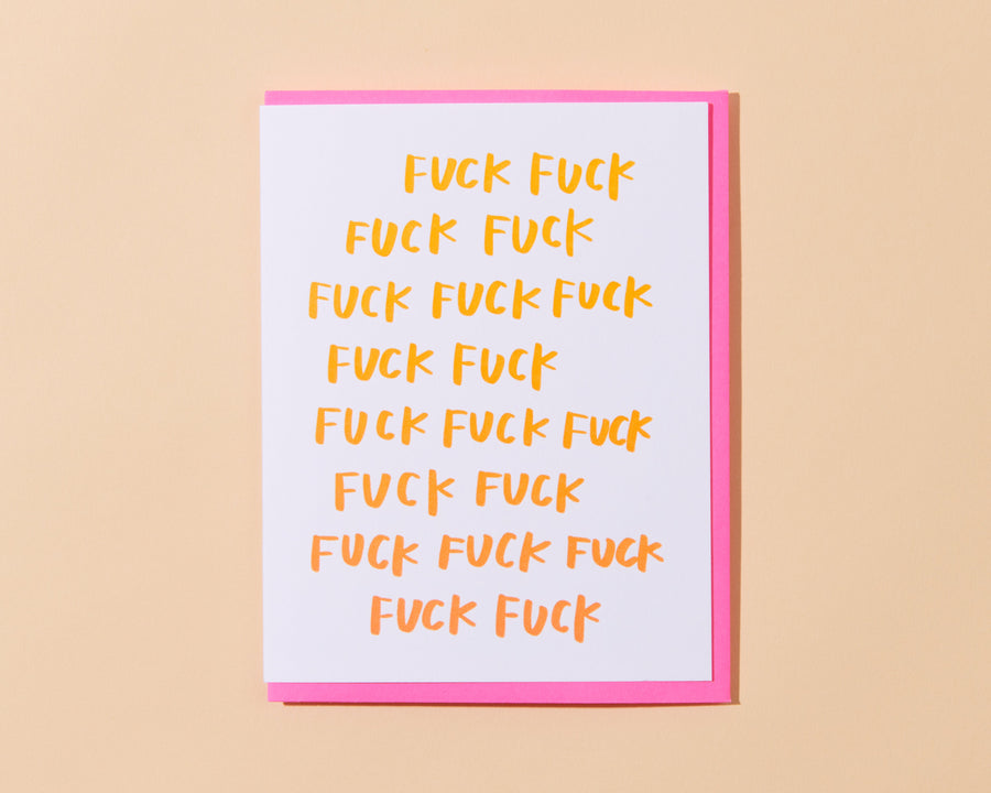 Fuck Card-Greeting Cards-And Here We Are