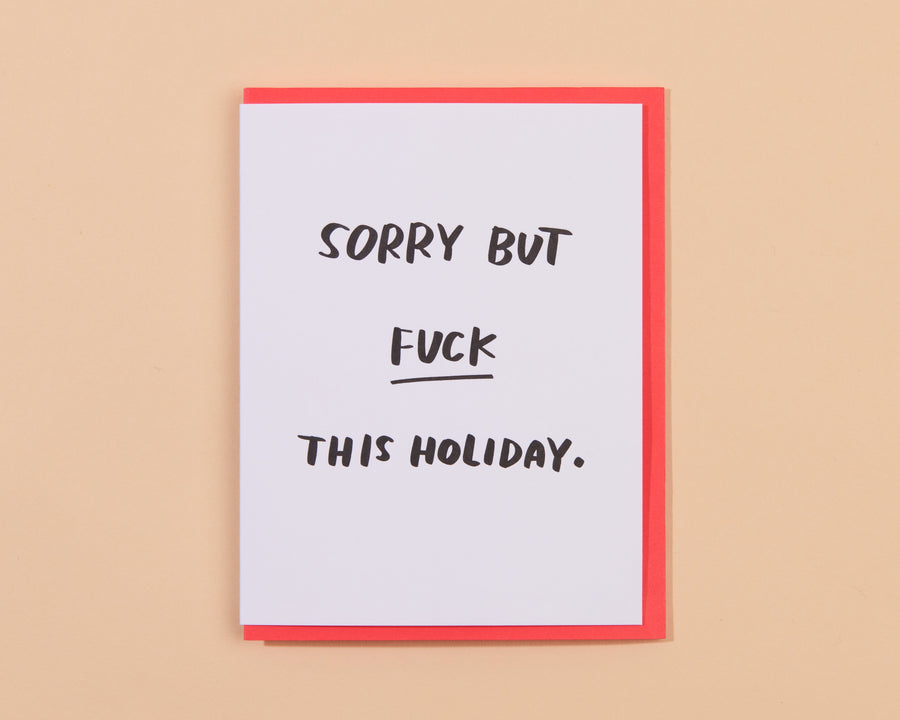 Fuck This Holiday Card-Greeting Cards-And Here We Are