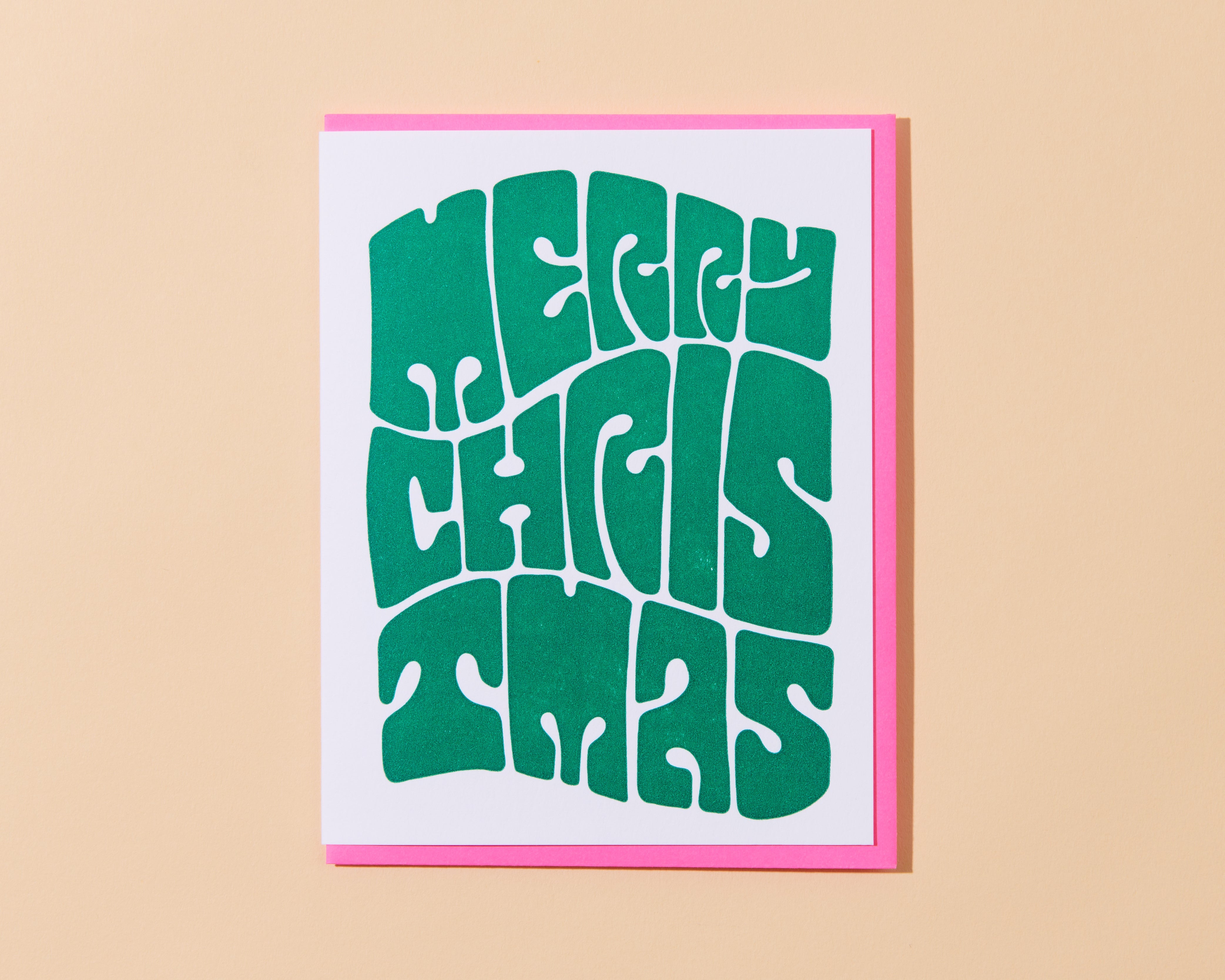 Groovy Christmas Card – And Here We Are