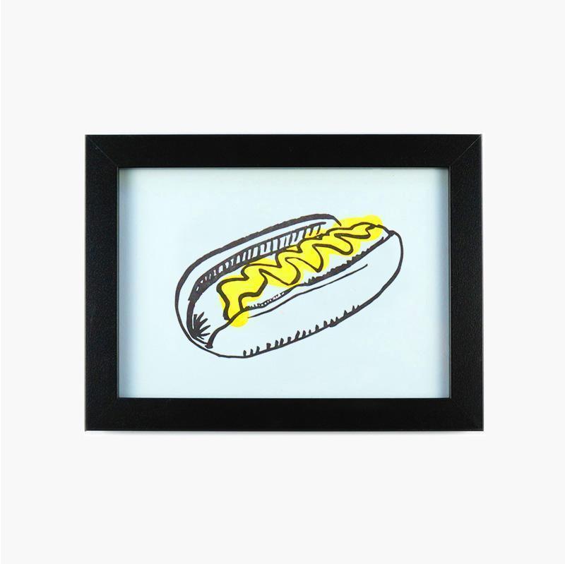 Hot Dog 5x7 Art Print-Art Prints-And Here We Are