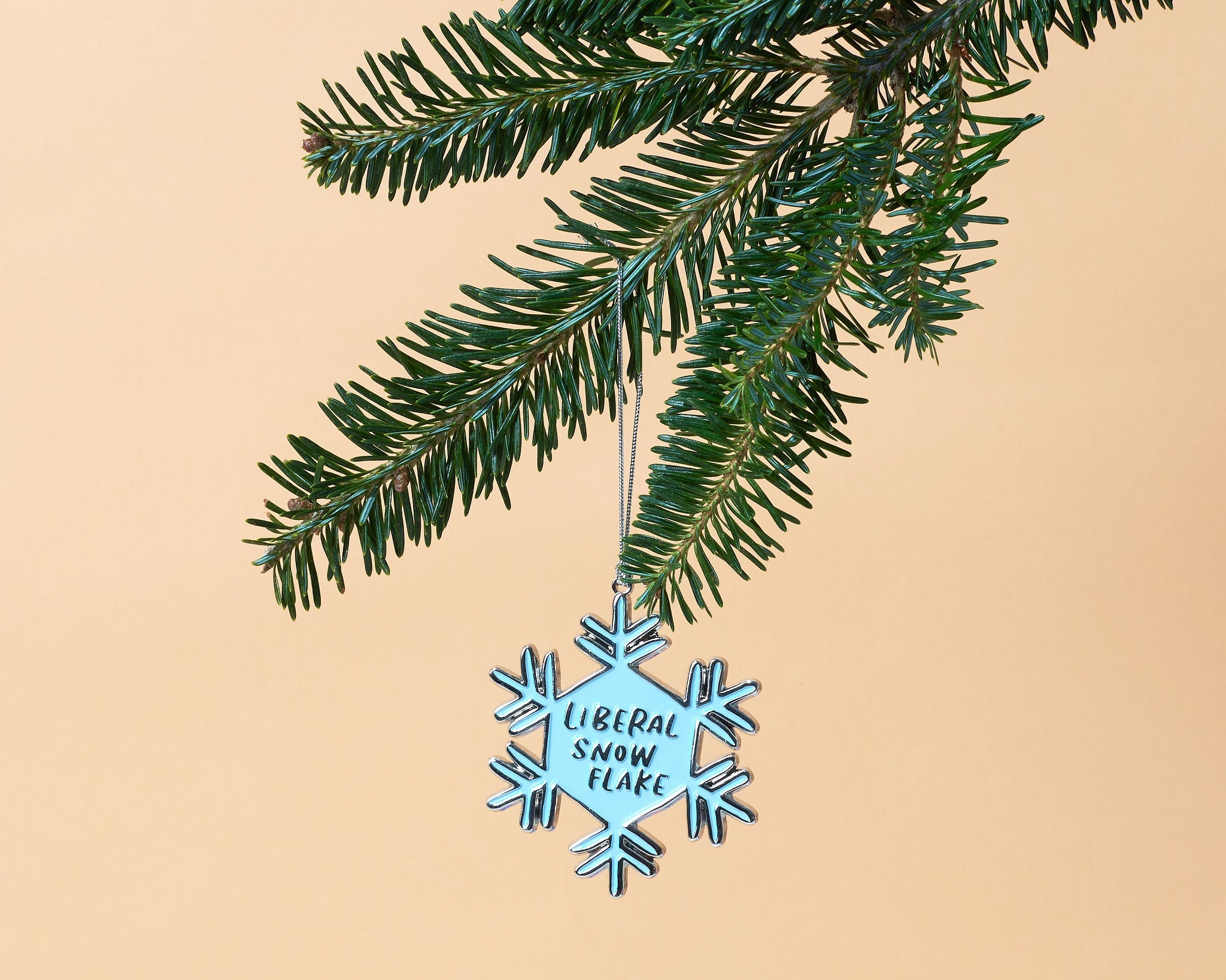 Liberal Snowflake Ornament – And Here We Are