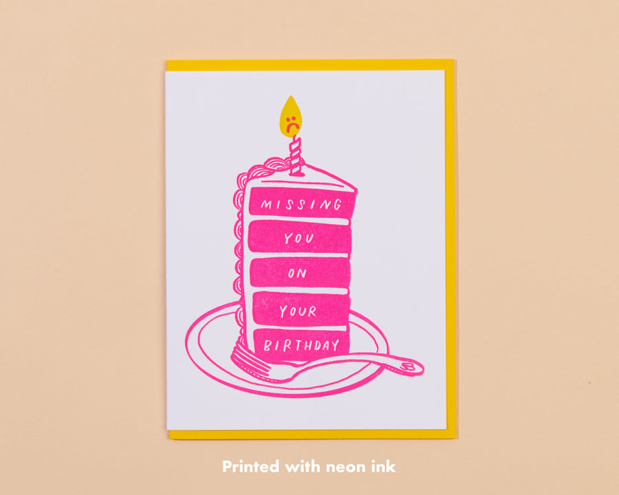 Missing You On Your Birthday Card-Greeting Cards-And Here We Are