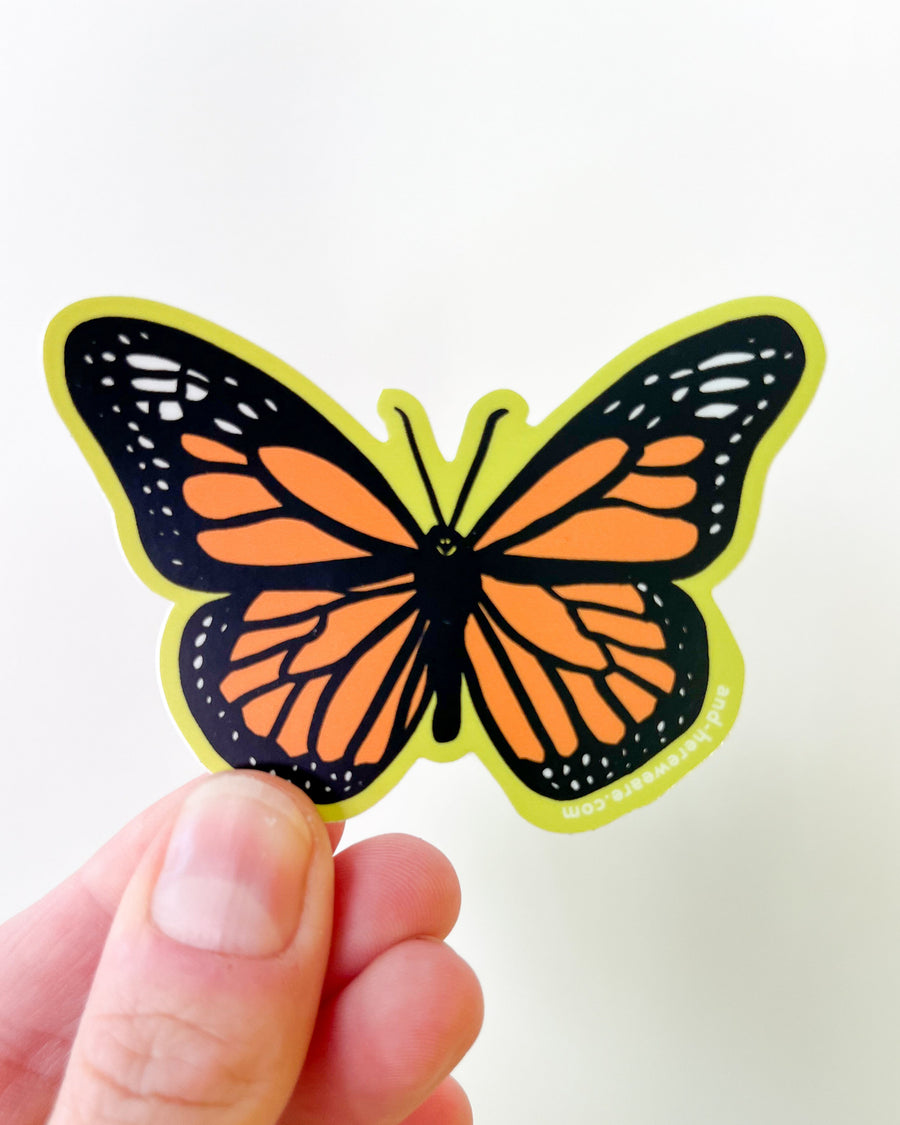 Monarch Sticker-Stickers-And Here We Are