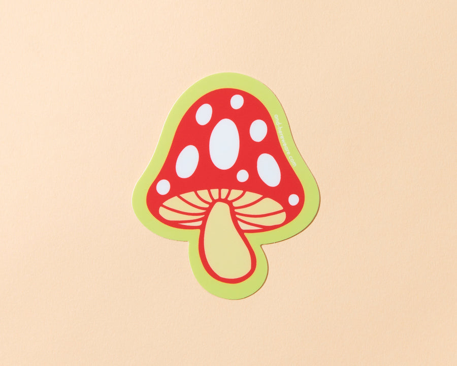 Mushroom Sticker-Stickers-And Here We Are