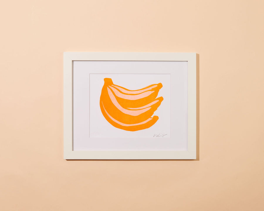 Orange Banana 8x10 Art Print-Art Prints-And Here We Are