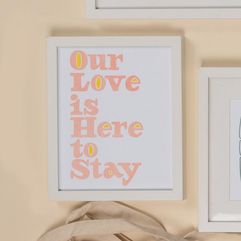Our Love 8x10 Print-Art Prints-And Here We Are