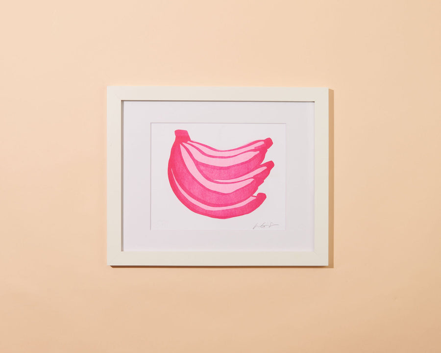 Pink Banana 8x10 Art Print-Art Prints-And Here We Are