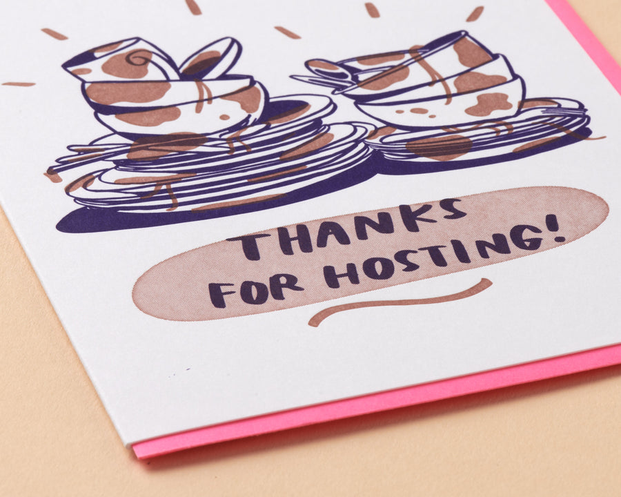 Thanks for Hosting Card-Greeting Cards-And Here We Are