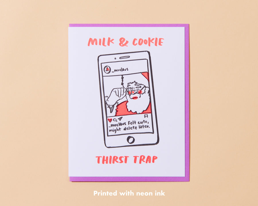 Thirst Trap Card-Greeting Cards-And Here We Are