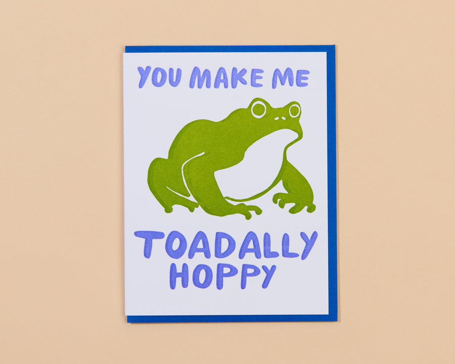 Toadally Hoppy Card-Greeting Cards-And Here We Are