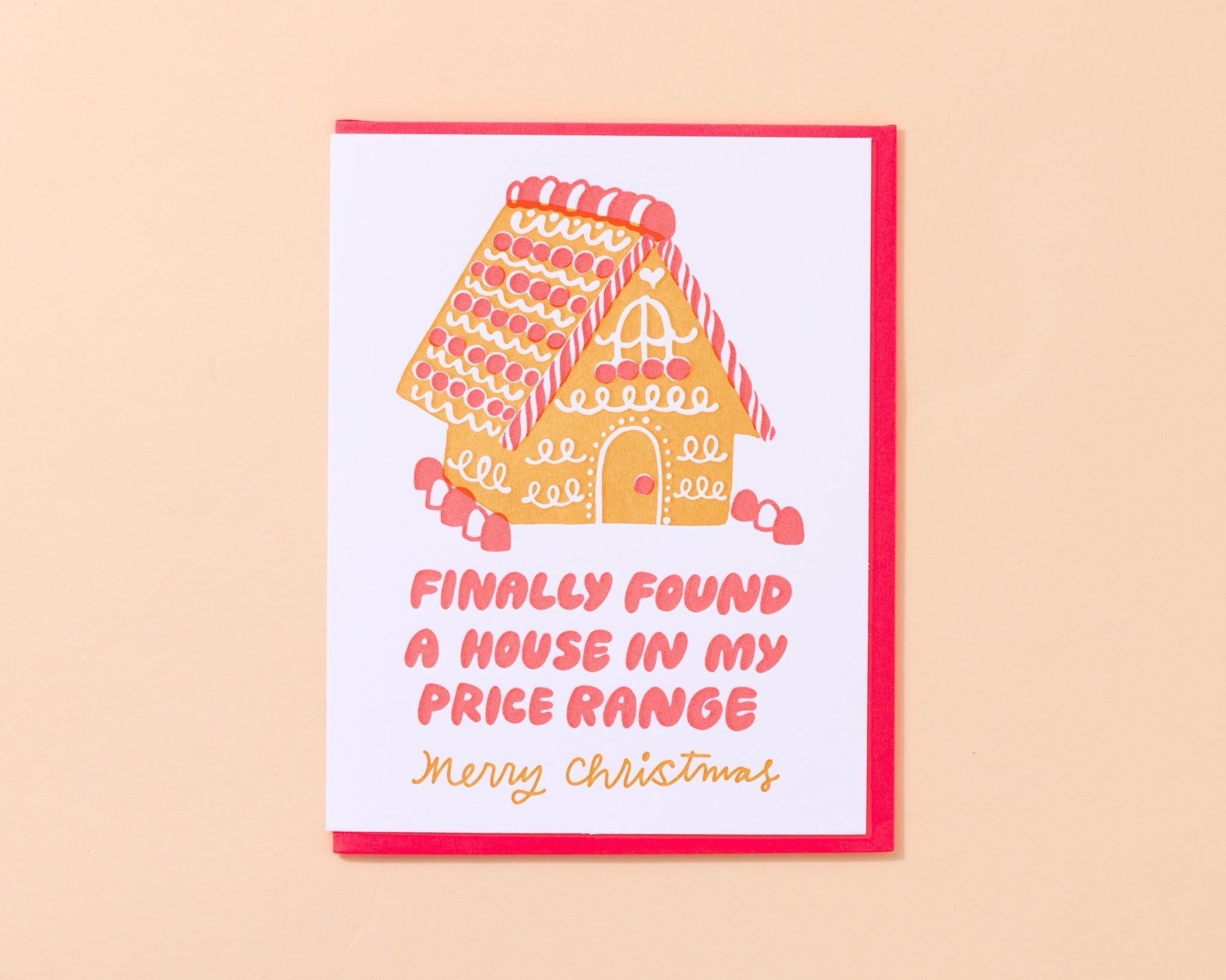 Affordable Ginger Bread House Card