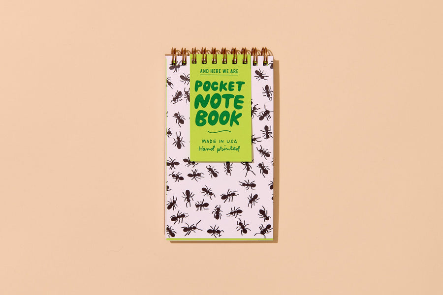 Ants Pocket Notebook-Spiral Notebooks-And Here We Are