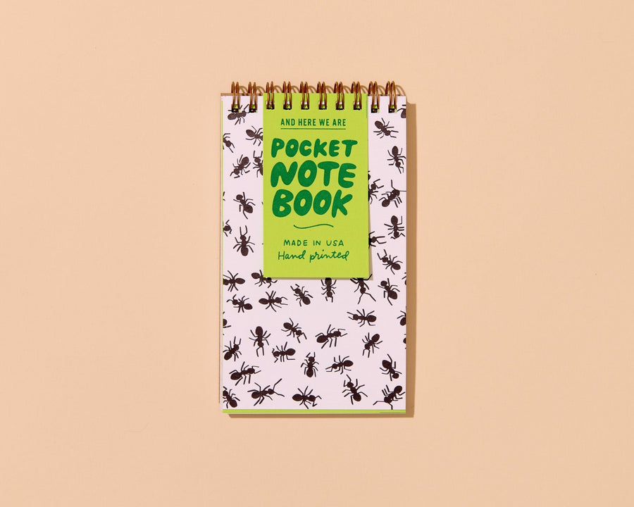 Ants Pocket Notebook-Spiral Notebooks-And Here We Are