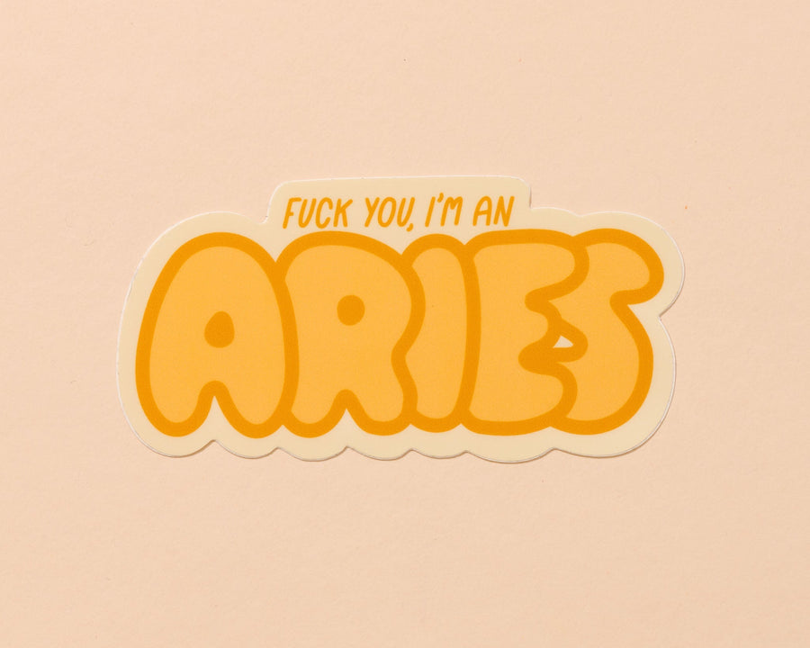 Aries Zodiac Sticker-Stickers-And Here We Are