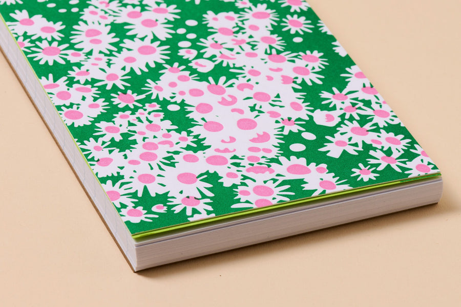 Aster Wildflower Pocket Notebook-Spiral Notebooks-And Here We Are