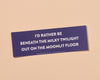 Vinyl Bumper Sticker—Beneath the Milky Twilight (90s)-Bumper Stickers-And Here We Are