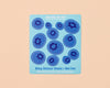 Bitty Fruit Vinyl Stickers—Blueberries (9 little stickers)-Bitty Sticker Sheets-And Here We Are