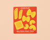 Bitty Vinyl Sticker Sheet—Pasta & Noodles (8 little stickers)-Bitty Sticker Sheets-And Here We Are
