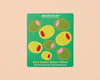 Bitty Vinyl Sticker Sheet—Olives (8 little stickers)-Bitty Sticker Sheets-And Here We Are