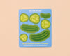 Bitty Vinyl Sticker Sheet—Pickles (7 little stickers)-Bitty Sticker Sheets-And Here We Are