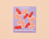 Bitty Vinyl Sticker Sheet—Shrimp (5 little stickers)-Bitty Sticker Sheets-And Here We Are