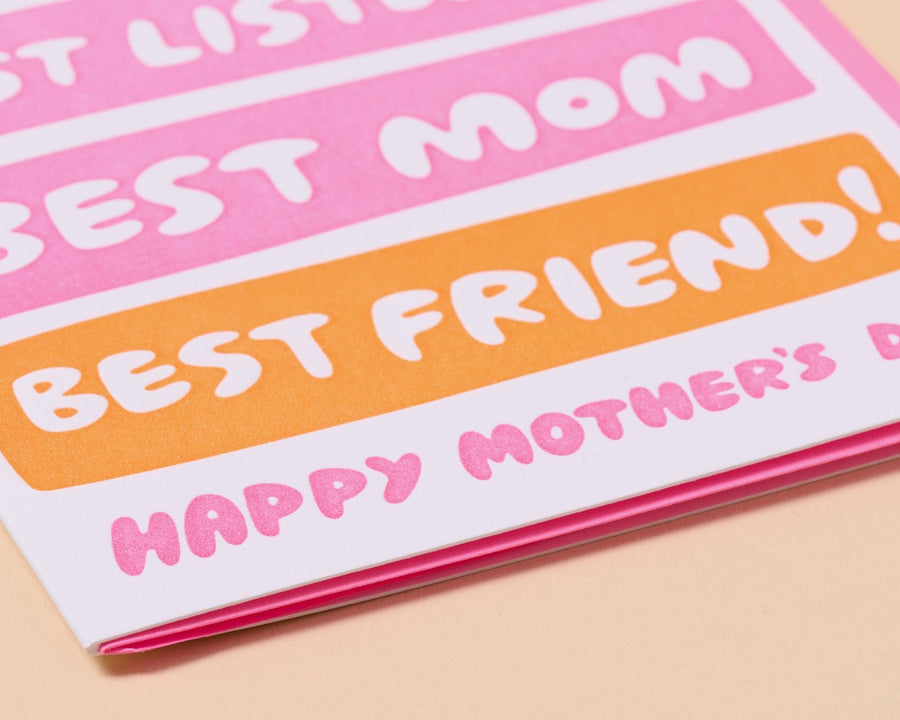 Best Hugger/Listener/Mom/Friend - Mother's Day Card-Greeting Cards-And Here We Are