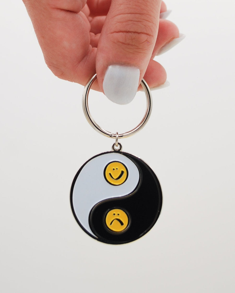 Best/Worst Yin Yang Keychain-Enamel Keychains-And Here We Are