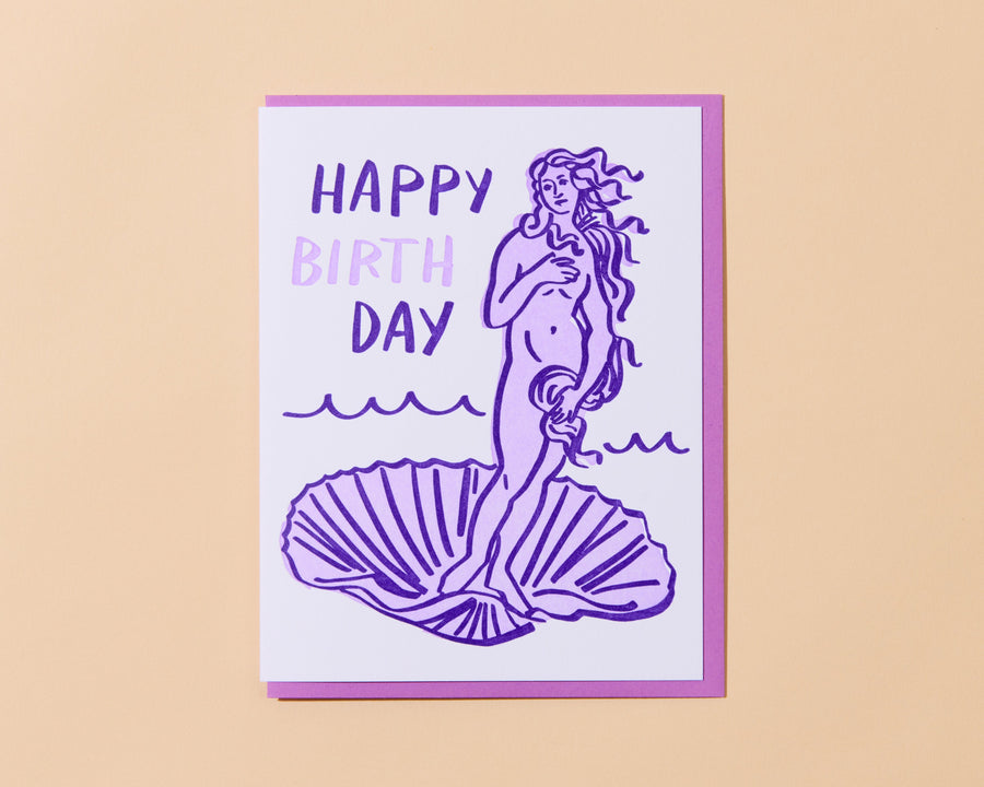 Birth (of Venus) Day Birthday Card-Greeting Cards-And Here We Are