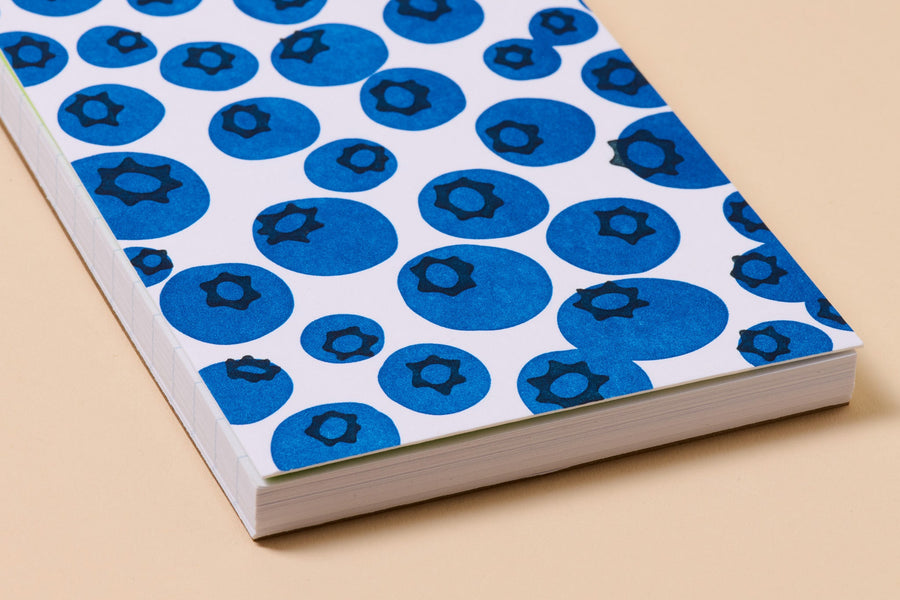 Blueberries Pocket Notebook-Spiral Notebooks-And Here We Are