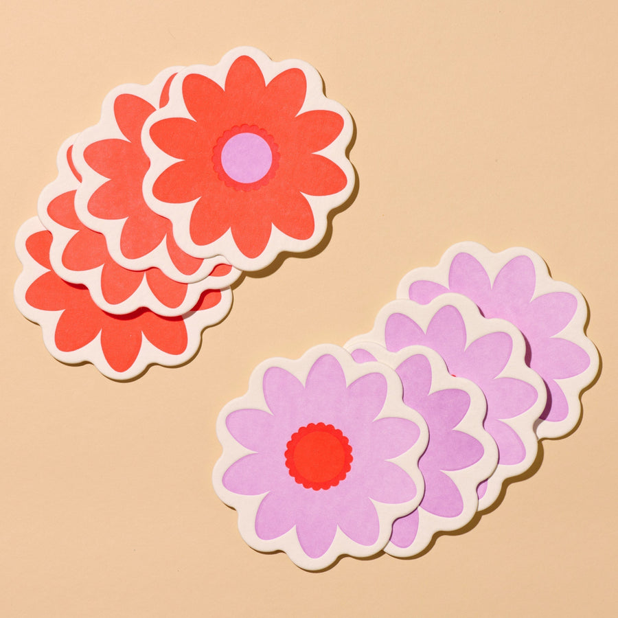 Blume Coaster Set (8)-Coasters-And Here We Are