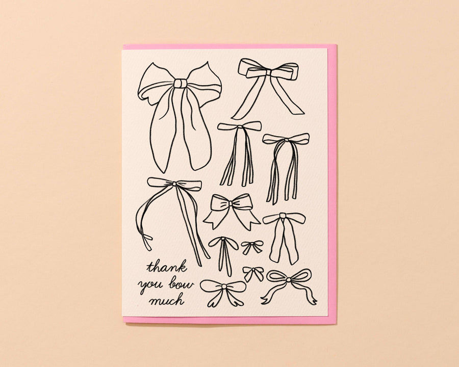 Bow Thank You Card-Greeting Cards-And Here We Are