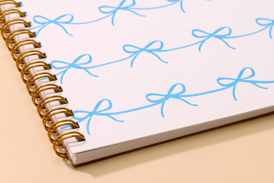 Bows Notebook-Spiral Notebooks-And Here We Are