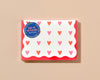 Boxed Set (10) Letterpress Notecards—Heart Pattern-A1 Card Box Set-And Here We Are