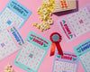 BUNDLE: Cheesy Movie Night Bingo - Year-Round (4 sets)-Notepad Games-And Here We Are