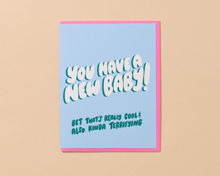 Cool and Terrifying Card-Greeting Cards-And Here We Are