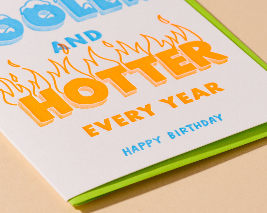 Cooler/Hotter Card-Greeting Cards-And Here We Are