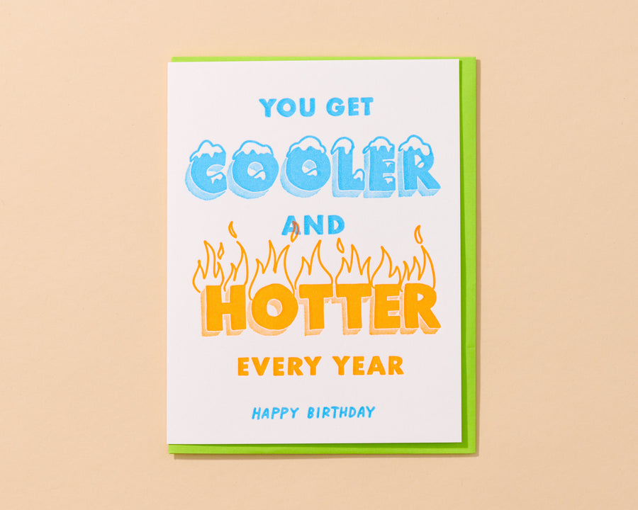 Cooler/Hotter Card-Greeting Cards-And Here We Are