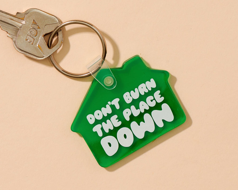 Don't Burn Down Keychain-PVC Keychains-And Here We Are