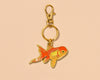 Enamel Keychain & Bag Charm—Pet Goldfish (Fish Trend, Gift)-Enamel Keychains-And Here We Are