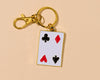 Enamel Keychain & Bag Charm—Playing Card (Game Night)-Enamel Keychains-And Here We Are