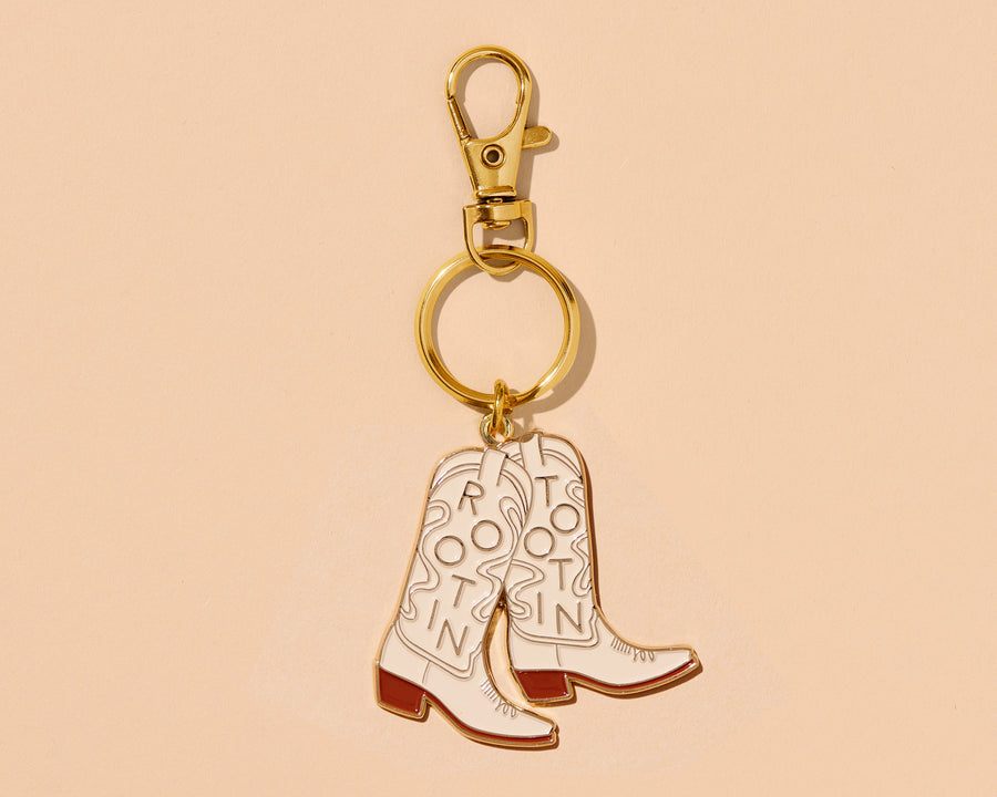 Rootin' Tootin' Keychain & Bag Charm-Enamel Keychains-And Here We Are