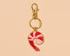 Enamel Keychain & Bag Charm—Cocktail Shrimp (Foodie Gift)-Enamel Keychains-And Here We Are